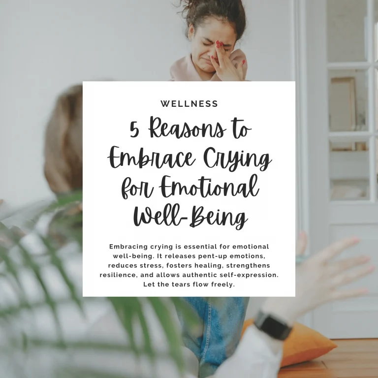 Embracing crying is essential for emotional well-being. It releases pent-up emotions, reduces stress, fosters healing, strengthens resilience, and allows authentic self-expression. Let the tears flow freely.