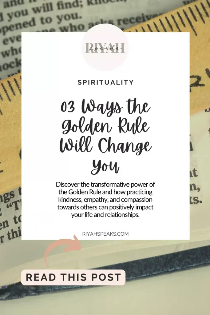 Discover the transformative power of the Golden Rule and how practicing kindness, empathy, and compassion towards others can positively impact your life and relationships.