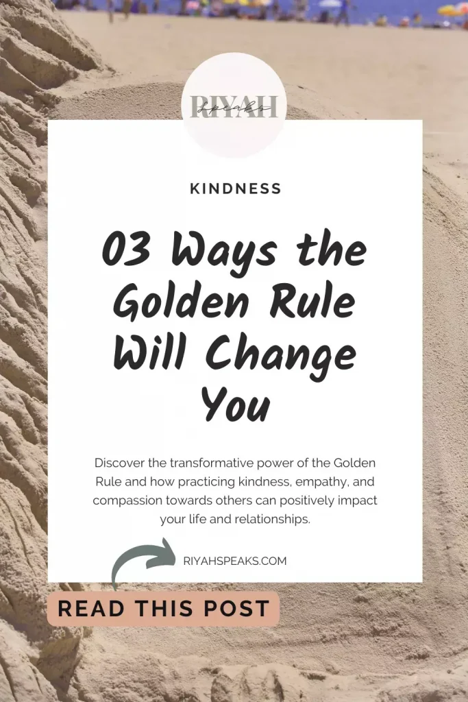 Discover the transformative power of the Golden Rule and how practicing kindness, empathy, and compassion towards others can positively impact your life and relationships.