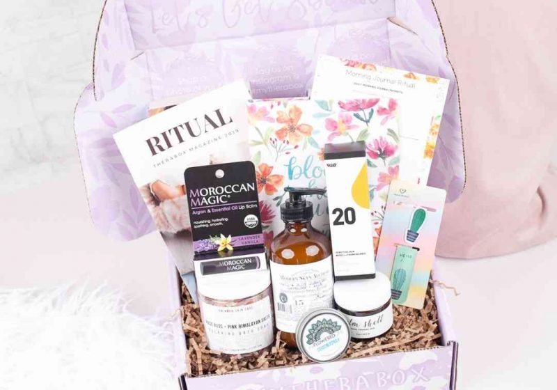A photo of a self care subscription box