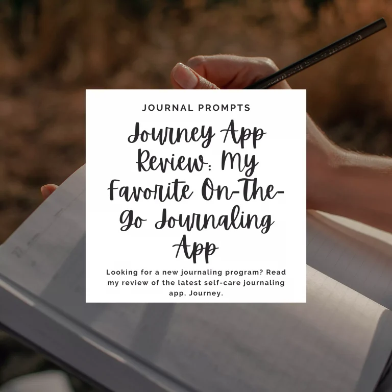 Looking for a new journaling program? Read my review of the latest self-care journaling app, Journey.