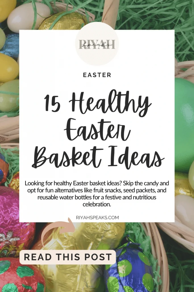 Looking for healthy Easter basket ideas? Skip the candy and opt for fun alternatives like fruit snacks, seed packets, and reusable water bottles for a festive and nutritious celebration.