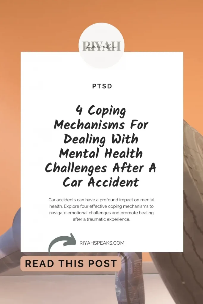 Car accidents can have a profound impact on mental health. Explore four effective coping mechanisms to navigate emotional challenges and promote healing after a traumatic experience.