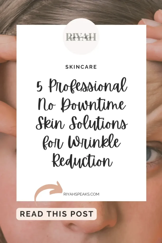 Transform your skincare routine with these five professional-grade solutions for wrinkle reduction, offering effective results without the need for downtime.