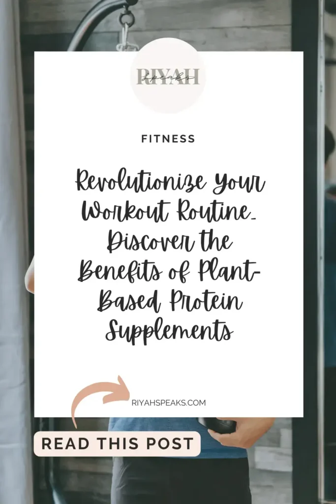 Unlock the potential of your workouts with plant-based protein supplements. These supplements offer natural benefits for muscle recovery, energy, and overall well-being.