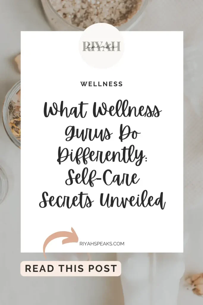 Unveil the self-care secrets of wellness gurus and discover what sets them apart in prioritizing well-being and nurturing a balanced lifestyle.